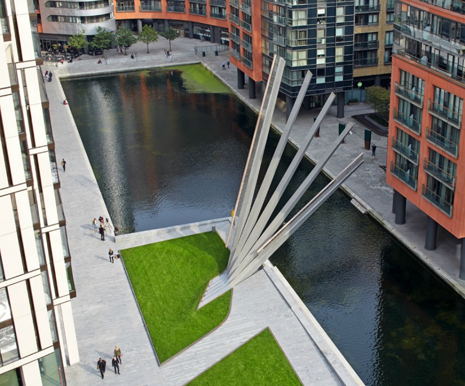 Дизайн. Дизайн городской среды — пешеходного моста в Лондоне