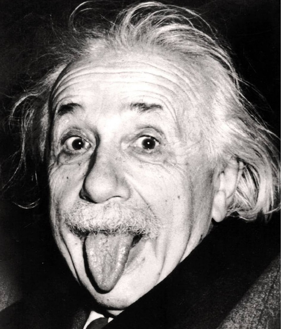 Фотография. «Эйнштейн с высунутым языком», 1951