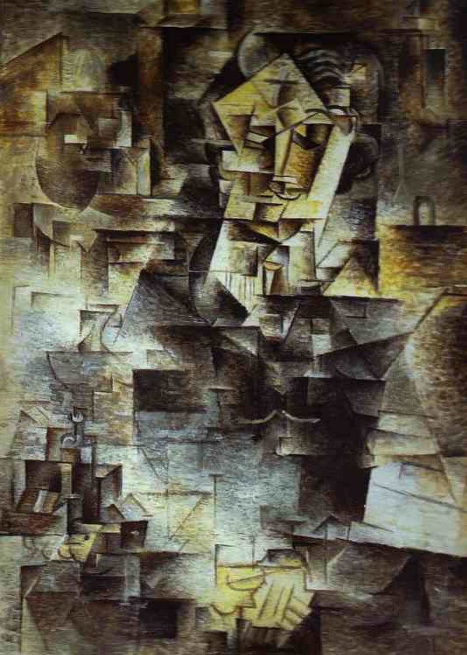 Пабло Пикассо. «Портрет Даниэля-Генри Канвайлера», 1910