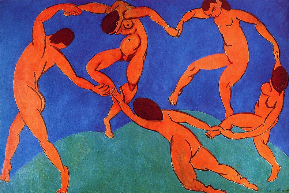 Анри Матисс. Картина «Танец». 1910