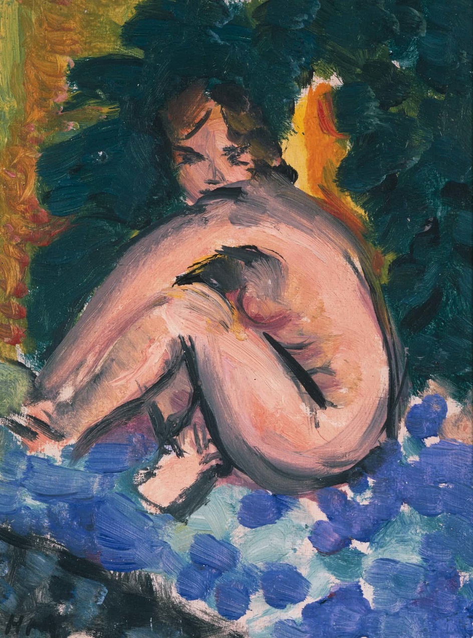 Анри Матисс. Картина «Сидящая обнаженная. Этюд», 1936