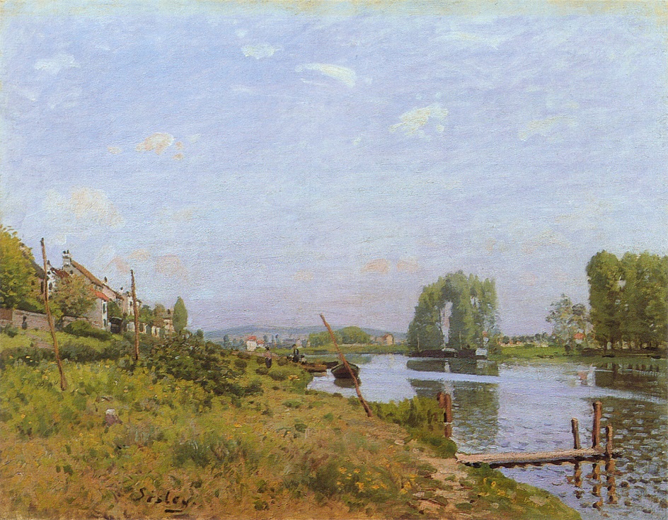 Альфред Сислей. «Остров Сен-Дени», 1872