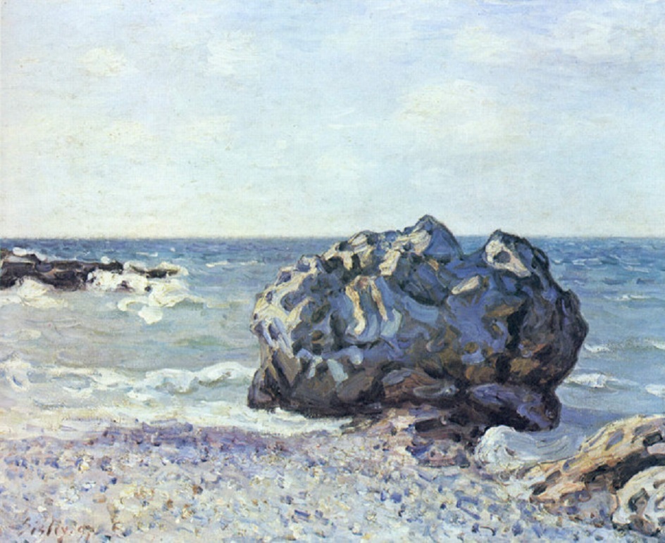 Альфред Сислей. «Побережье Ленгленд», 1887