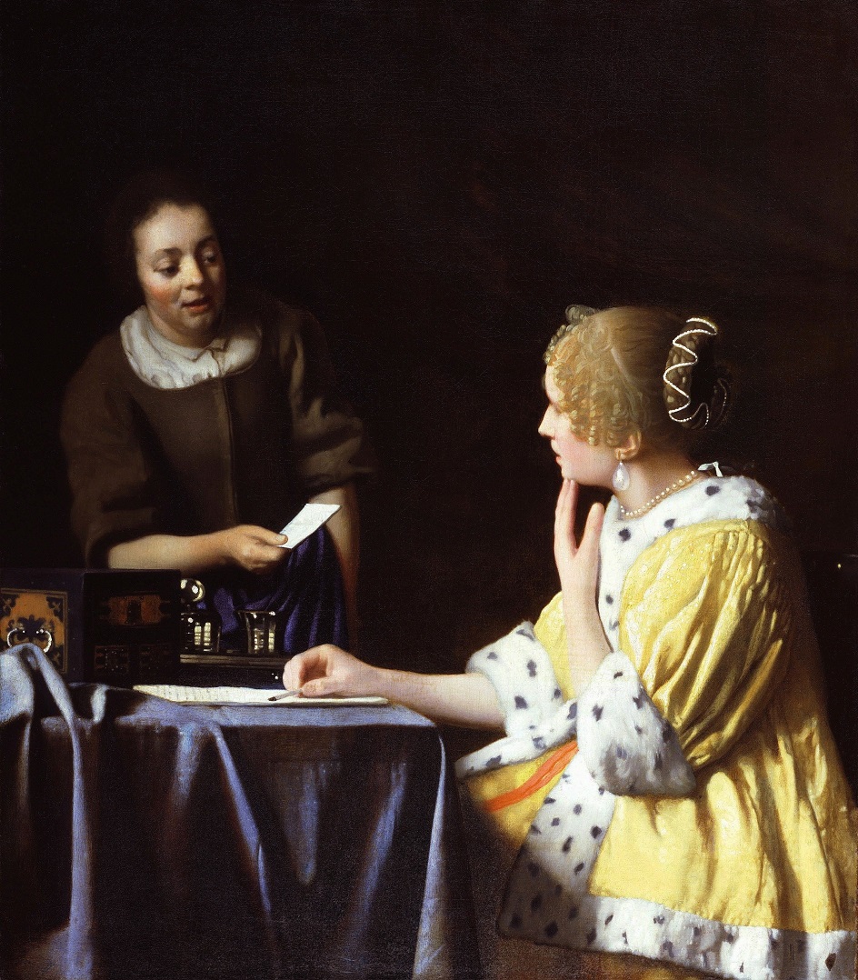 Ян Вермеер. «Хозяйка и служанка», ок. 1666-1667
