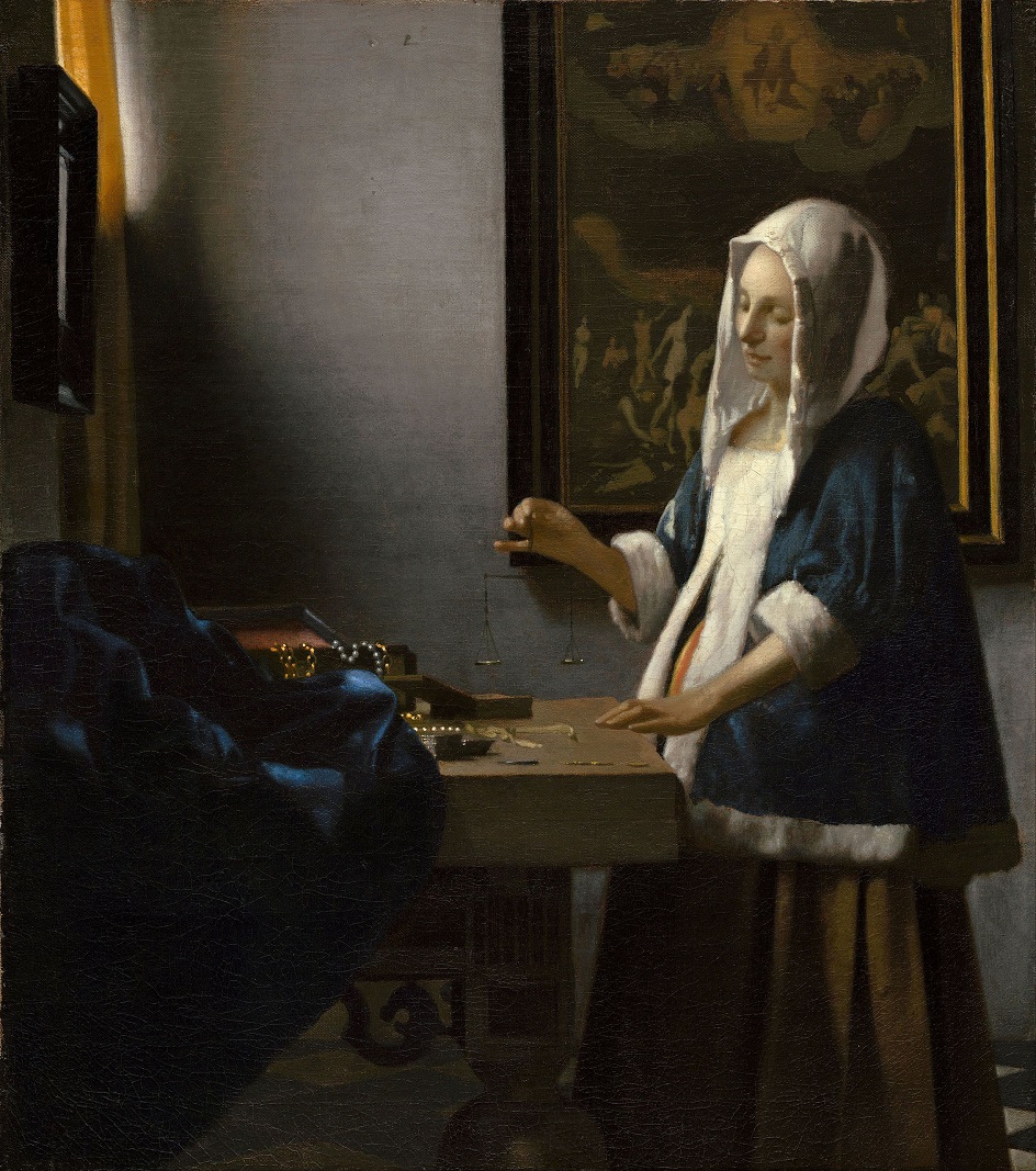 Ян Вермеер. «Женщина, держащая весы», ок. 1663-1664