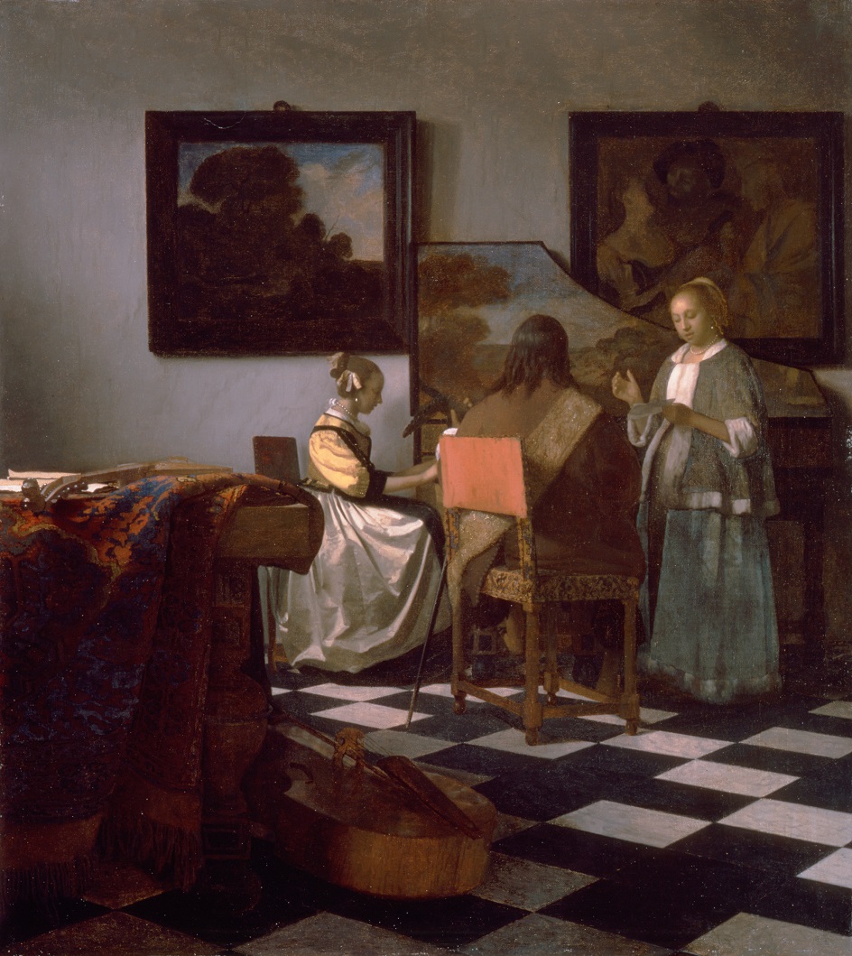 Ян Вермеер. «Концерт», ок. 1663-1664