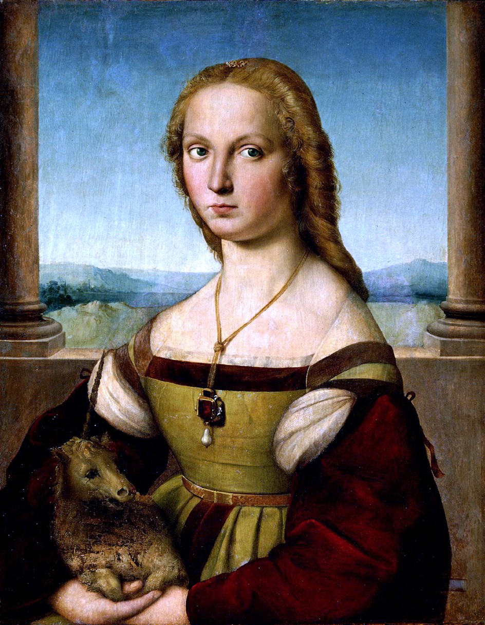 Рафаэль Санти. Картина «Дама с единорогом», 1506
