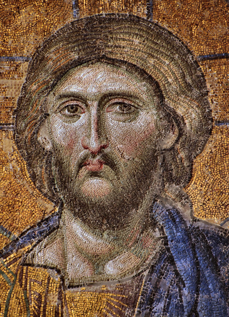 Мозаика. Мозаика Христа Вседержителя из собора Святой Софии в Константинополе, XII век