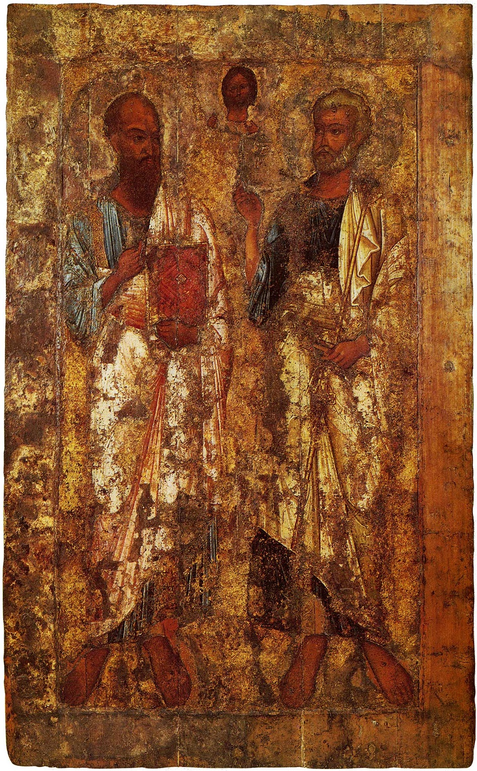 Искусство Древней Руси. Икона святых Петра и Павла, XI век