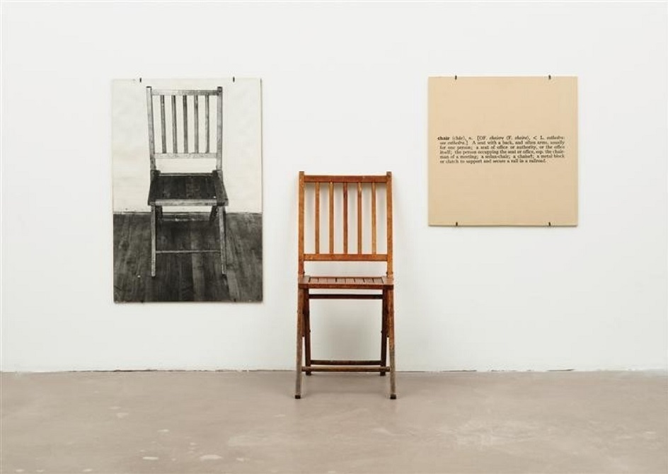 Инсталляция. Джозеф Кошут. «Один и три стула», 1960-е