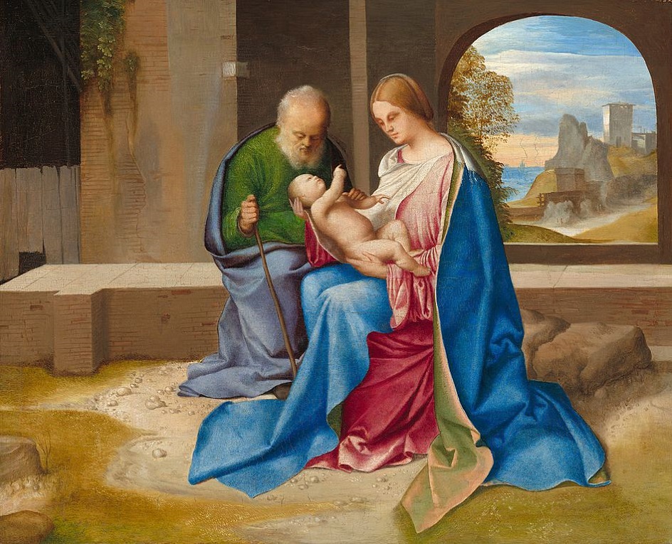 Джорджоне. «Святое семейство», 1500