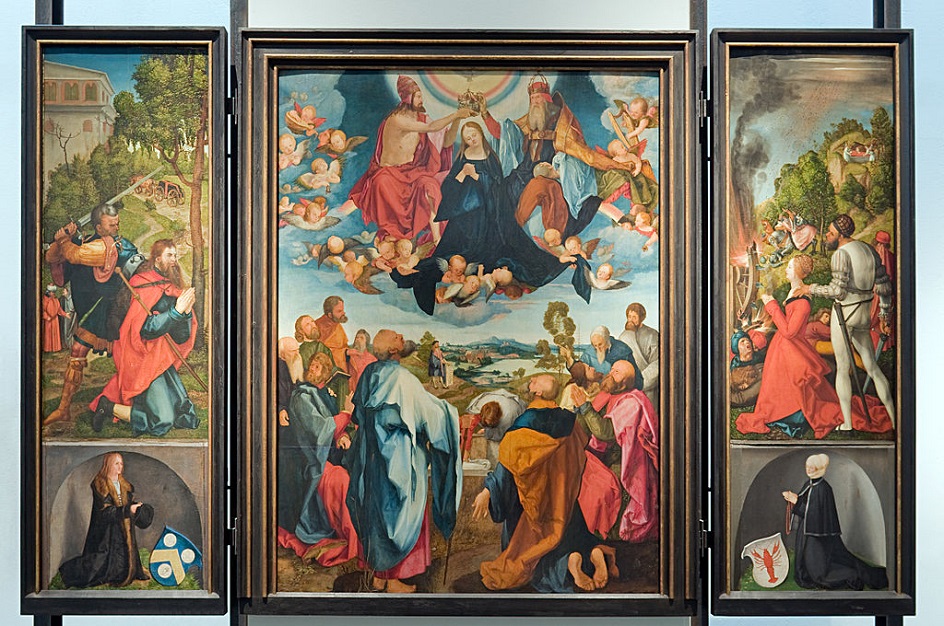 Темпера. Альбрехт Дюрер. «Алтарь Вознесения Марии», 1511