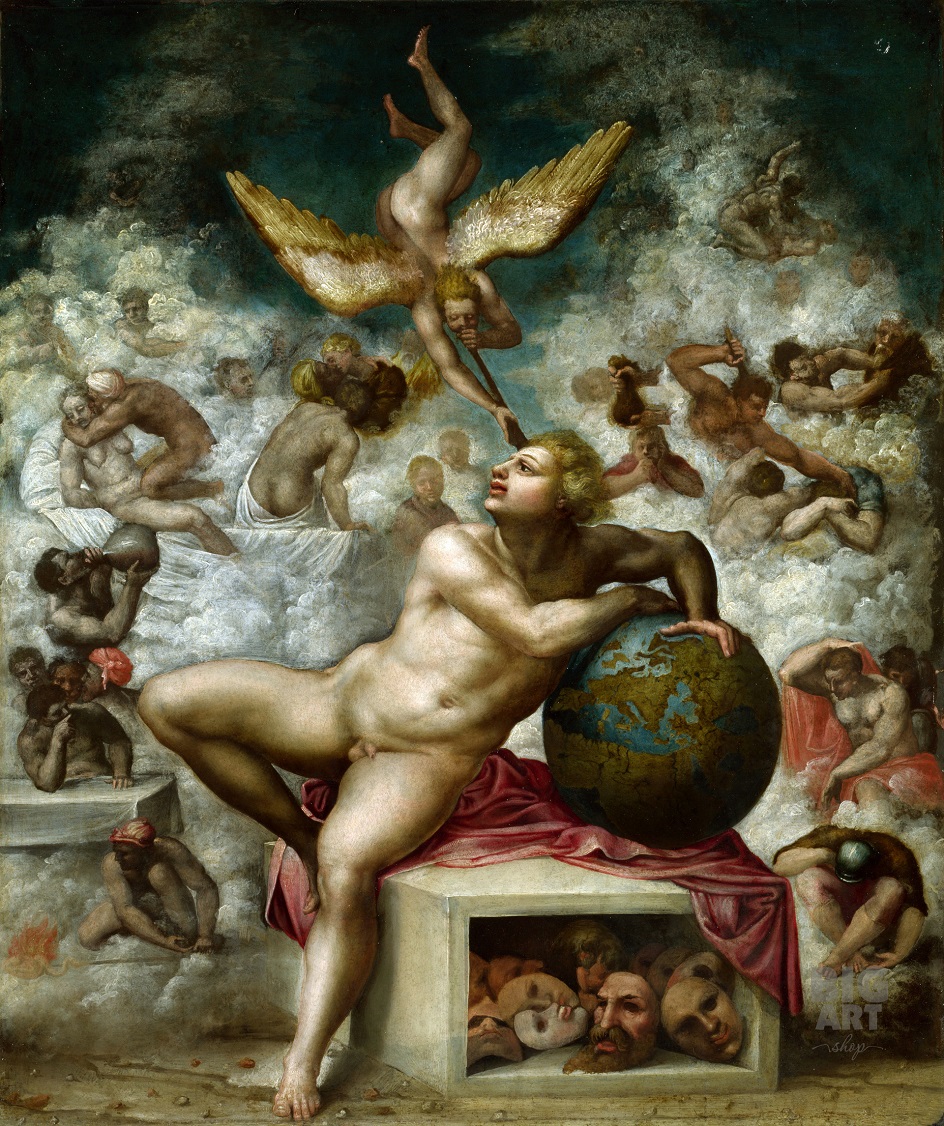 Аллегория. Микеланджело. «Аллегория истории человечества», 1533
