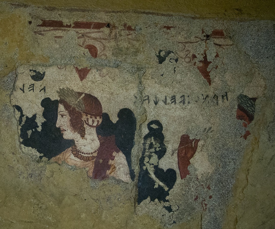Фреска. Этрусская фреска. IV век до нашей эры
