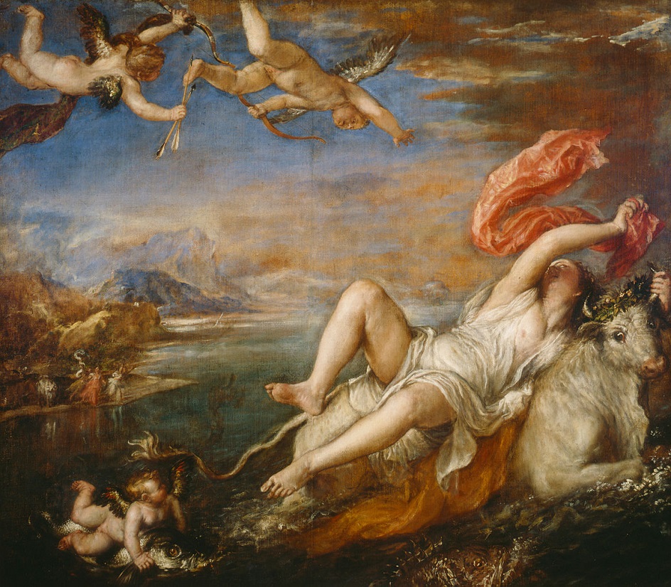 Мифологический жанр. Тициан. «Похищение Венеры», 1562