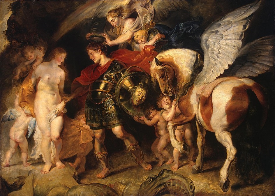 Мифологический жанр. Питер Пауль Рубенс. «Персей освобождает Андромеду», 1622