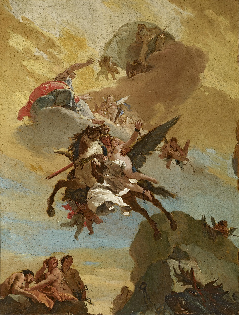 Мифологический жанр. Джованни Баттиста Тьеполо. «Персей и Андромеда», 1731