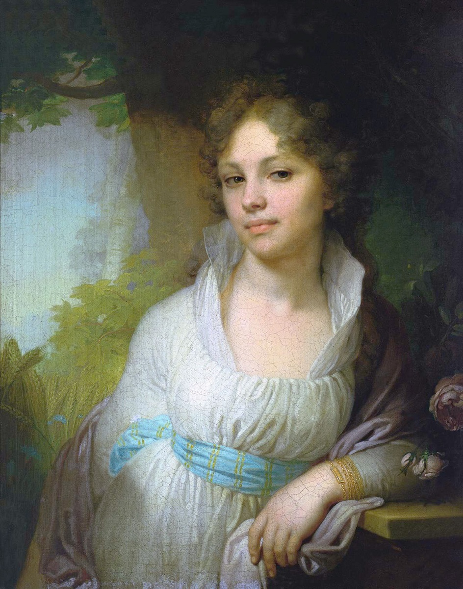 Сентиментализм. Владимир Боровиковский. «Портрет Марии Лопухиной», 1797