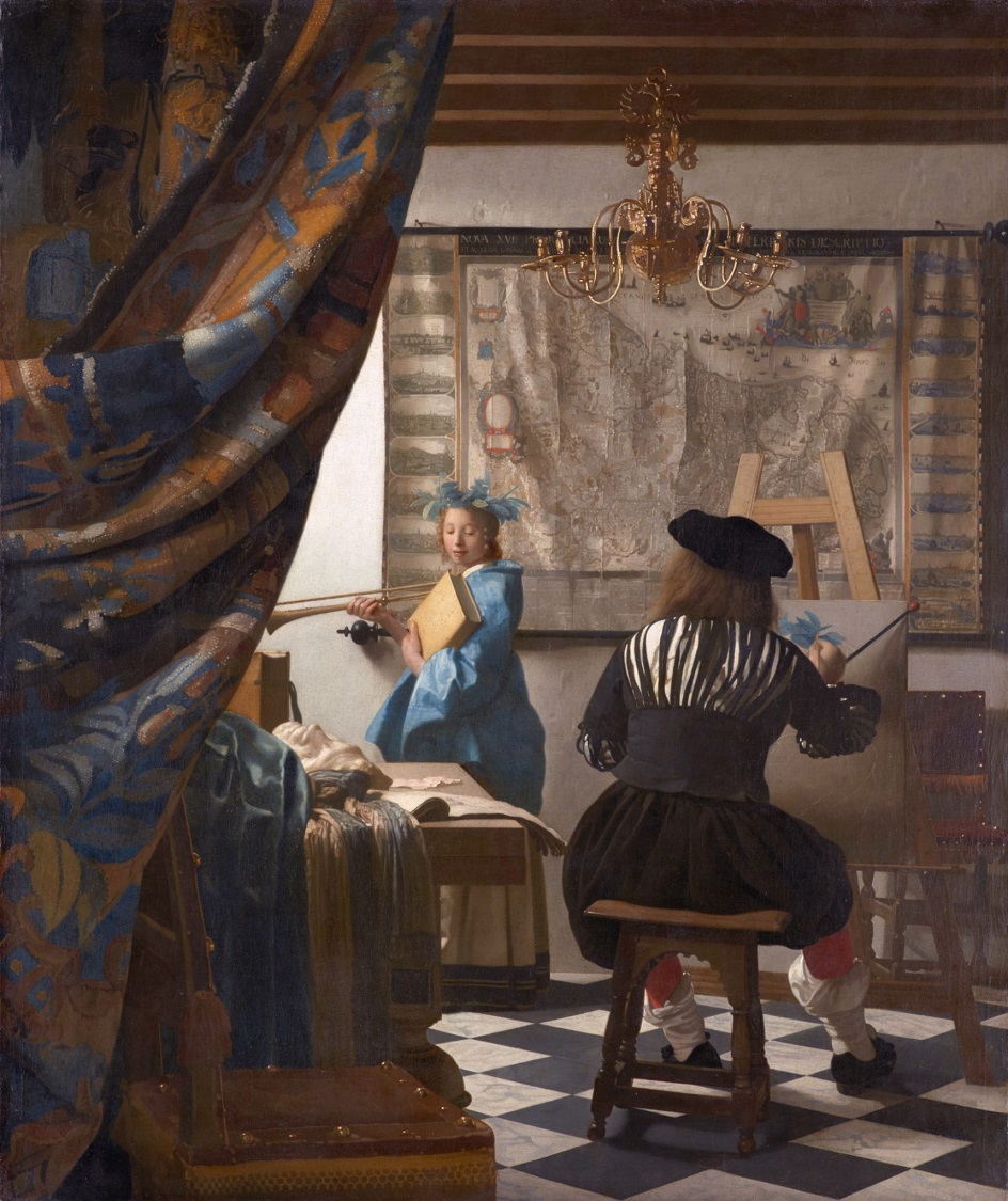 Художник. Ян Вермеер. Картина «В мастерской художника», 1666