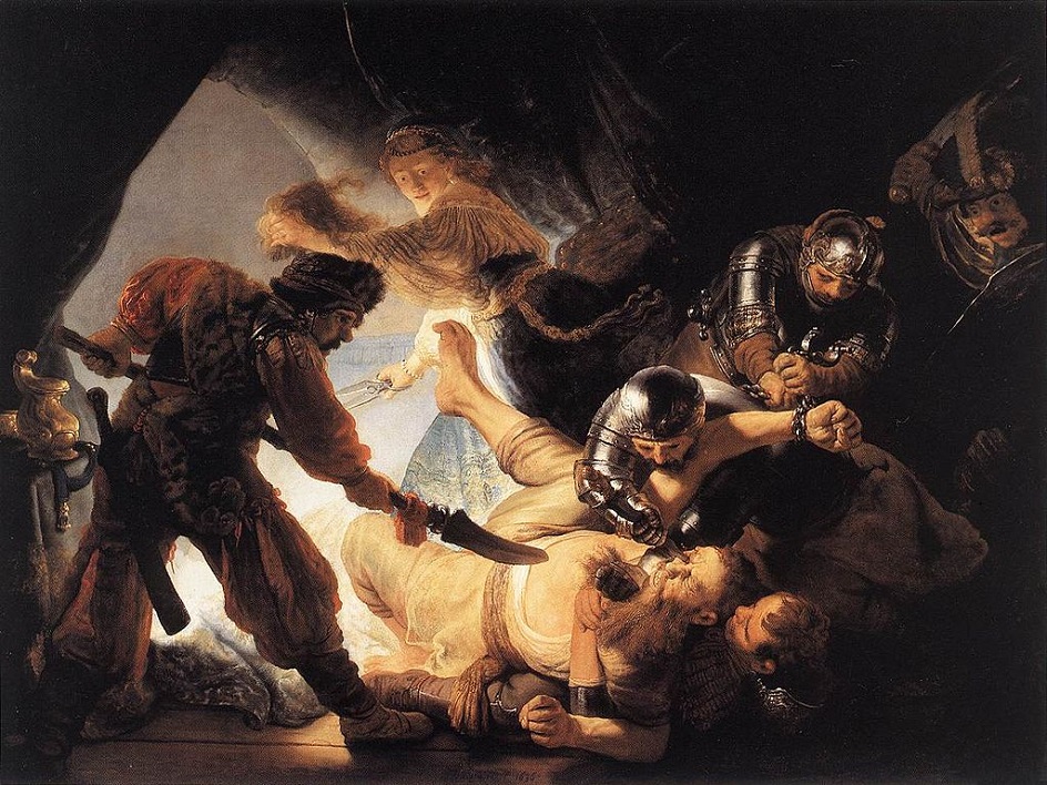Художник. Рембрандт. «Ослепление Самсона», 1636