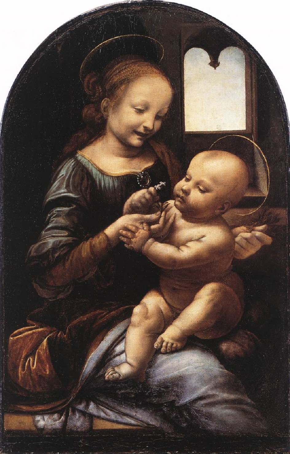 Леонардо да Винчи. «Мадонна Бенуа», 1480