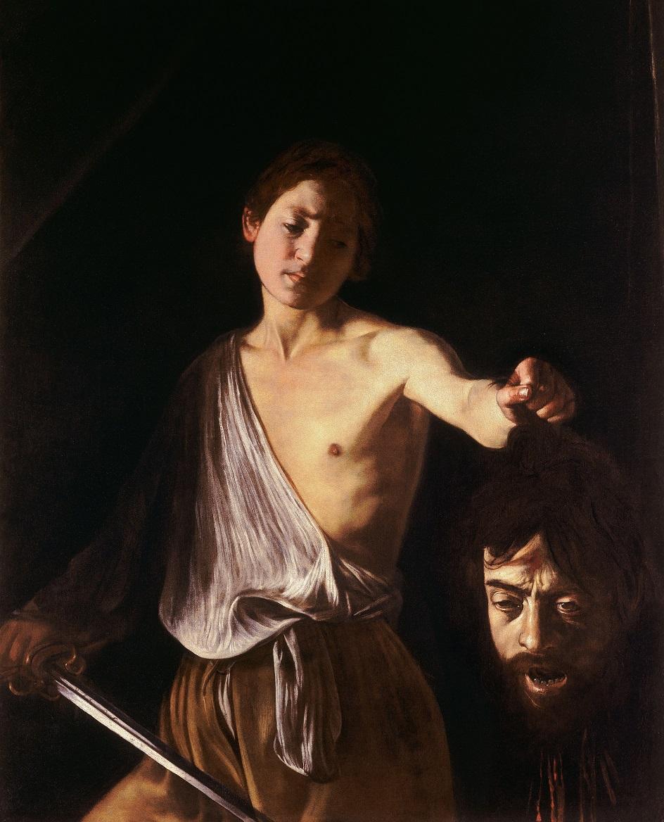 Караваджо. Картина «Давид с головой Голиафа», 1607