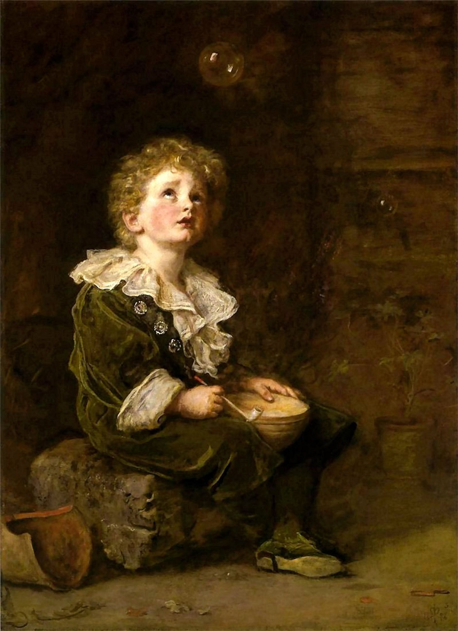 Джон Милле. «Мыльные пузыри», 1886