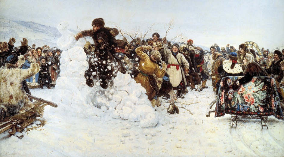 Василий Суриков. «Взятие снежного городка», 1891