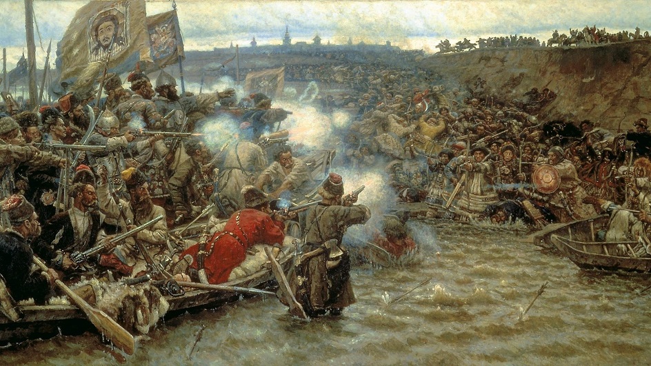 Василий Суриков. «Покорение Сибири Ермаком Тимофеевичем», 1895