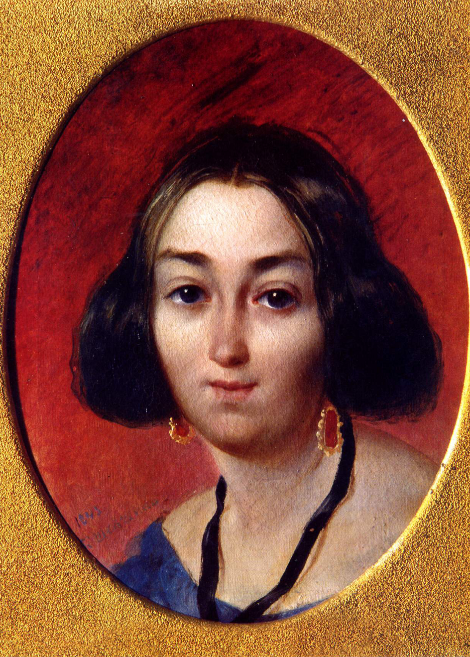 Тарас Шевченко. «Портрет Анны Закревской», 1843