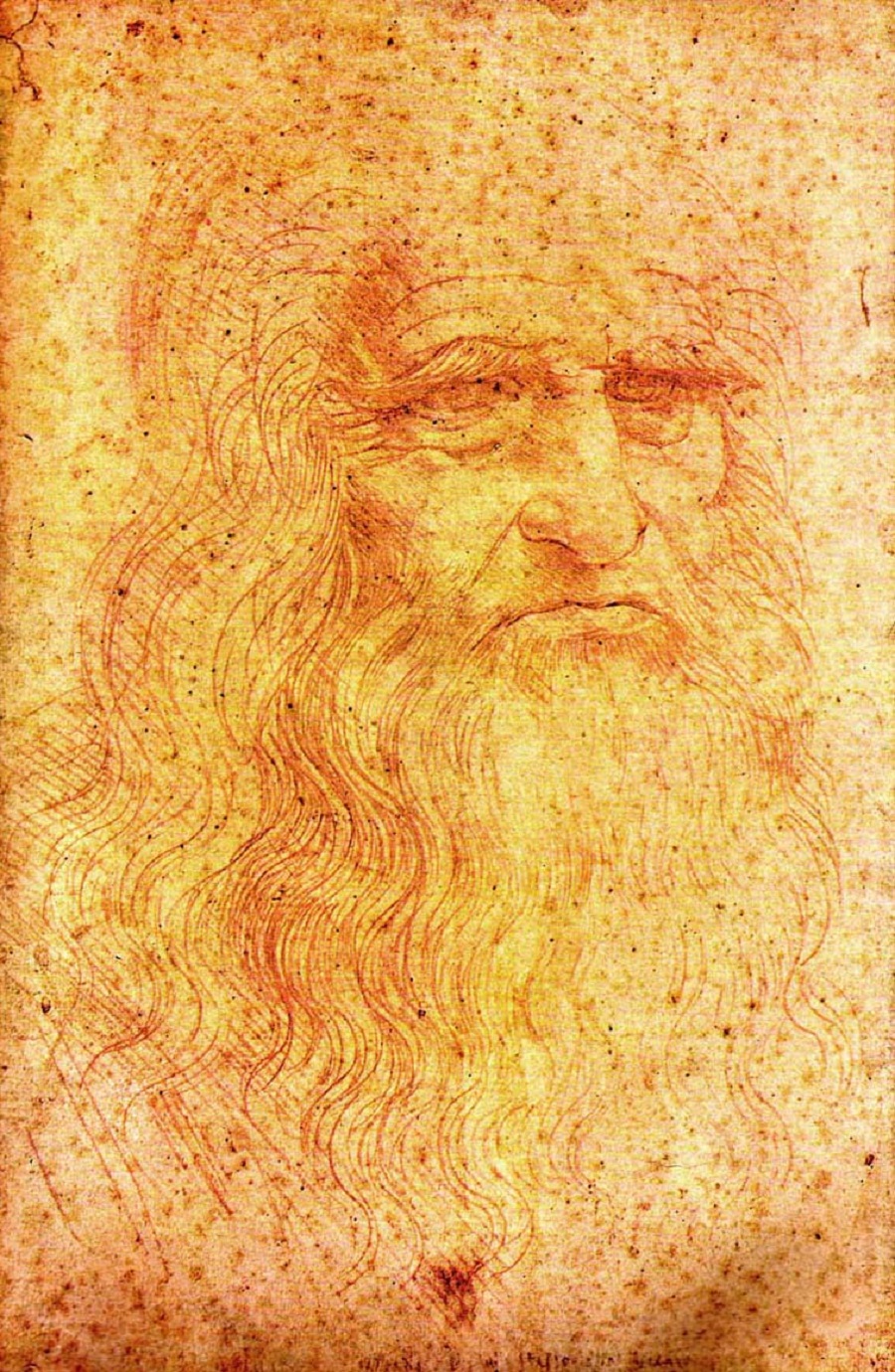 Рисунок. Леонардо да Винчи. «Туринский автопортрет»