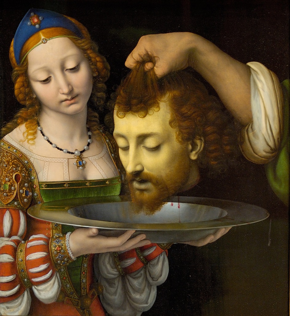 Саломея в живописи. Андреа Соларио. «Саломея с головой Иоанна Крестителя», 1509