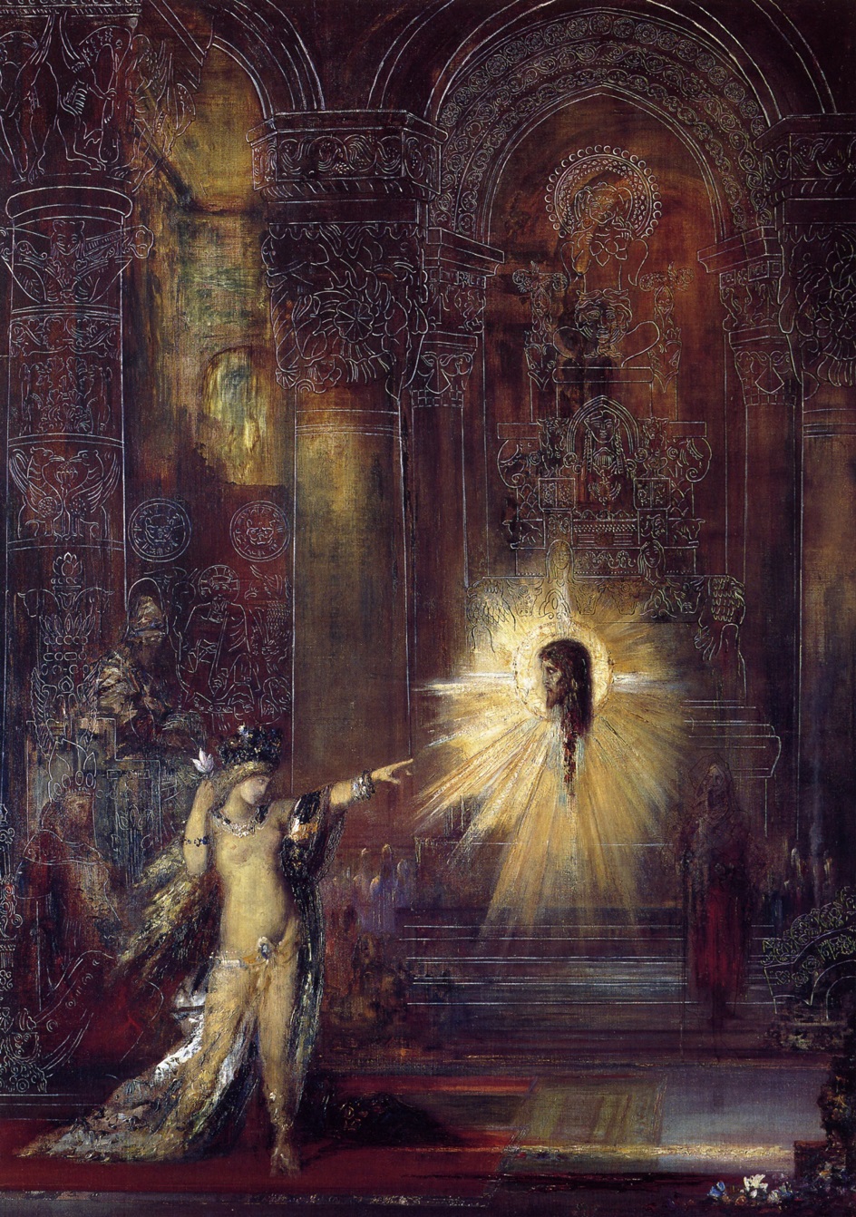 Саломея в живописи. Гюстав Моро. «Явление Саломее головы Иоанна Крестителя», 1875