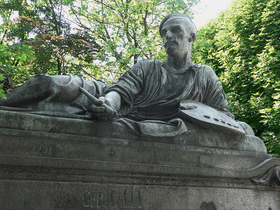 Теодор Жерико. Памятник на могиле художника