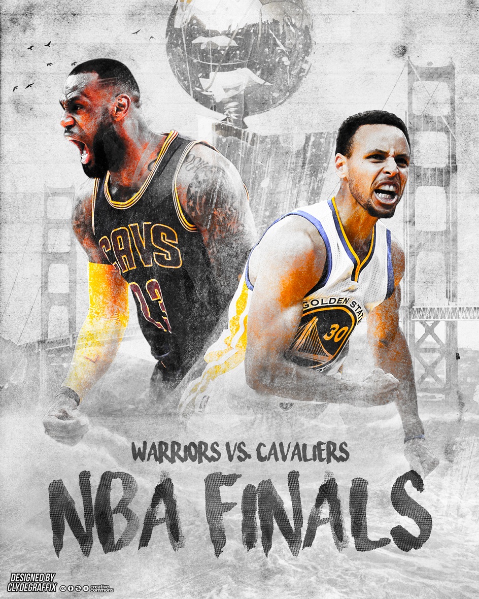 Постер. Рекламный постер финала НБА 2016 года