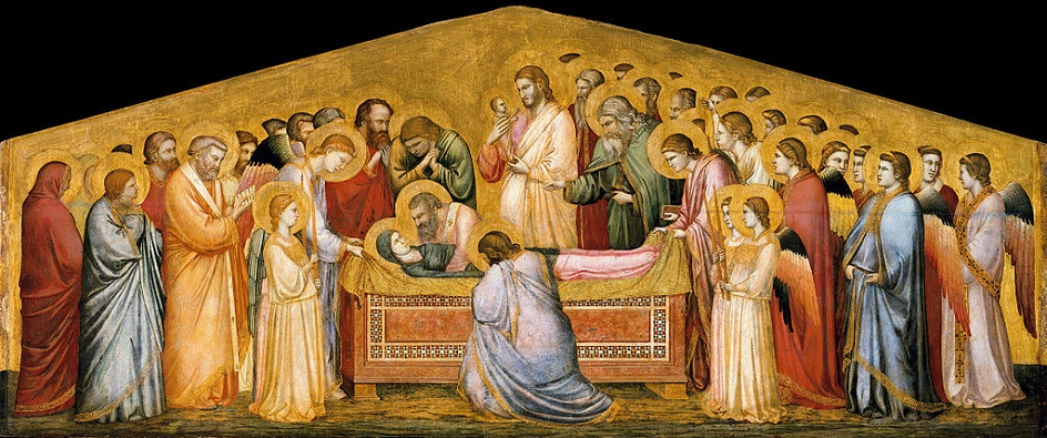 Джотто ди Бондоне. Алтарная картина «Успение Марии», около 1310