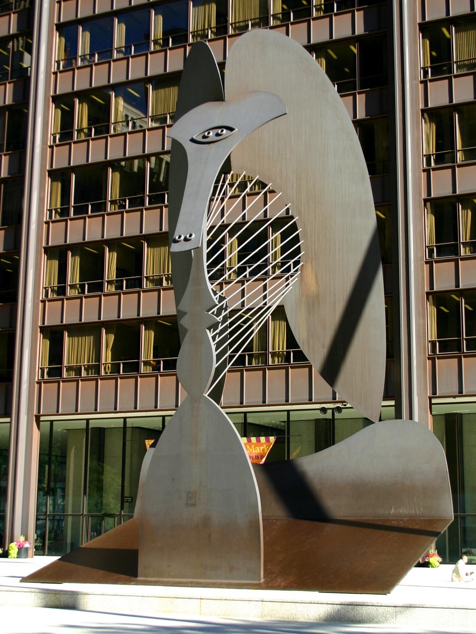Скульптура. Пабло Пискассо. Скульптура «Чикаго Пикассо», 1967 год