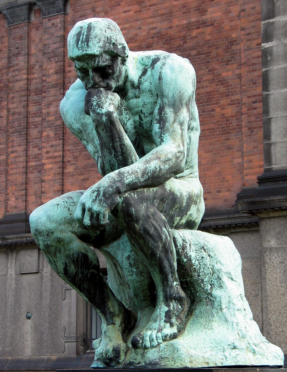 Скульптура. Огюст Роден. Скульптура «Мыслитель», 1882 год