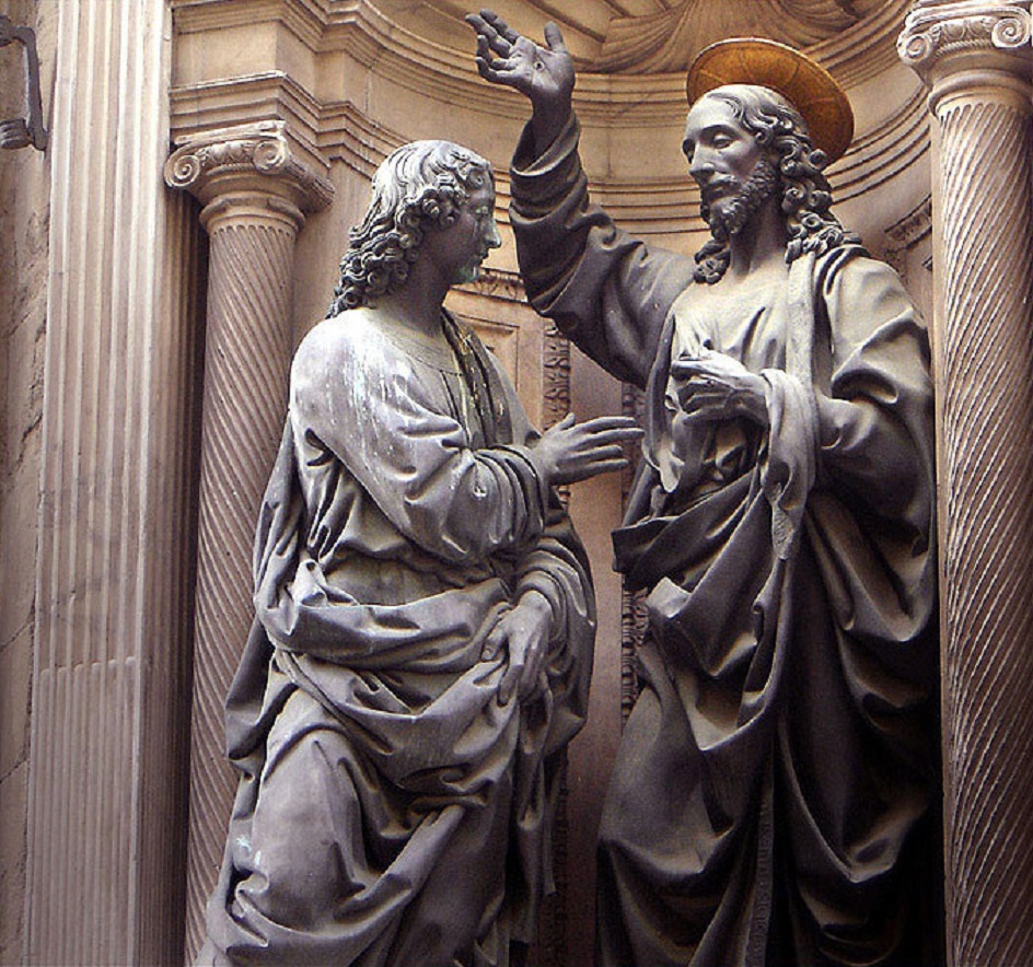 Скульптура. Андреа дель Вероккьо. Скульптура «Сомневающийся Томас», XV век