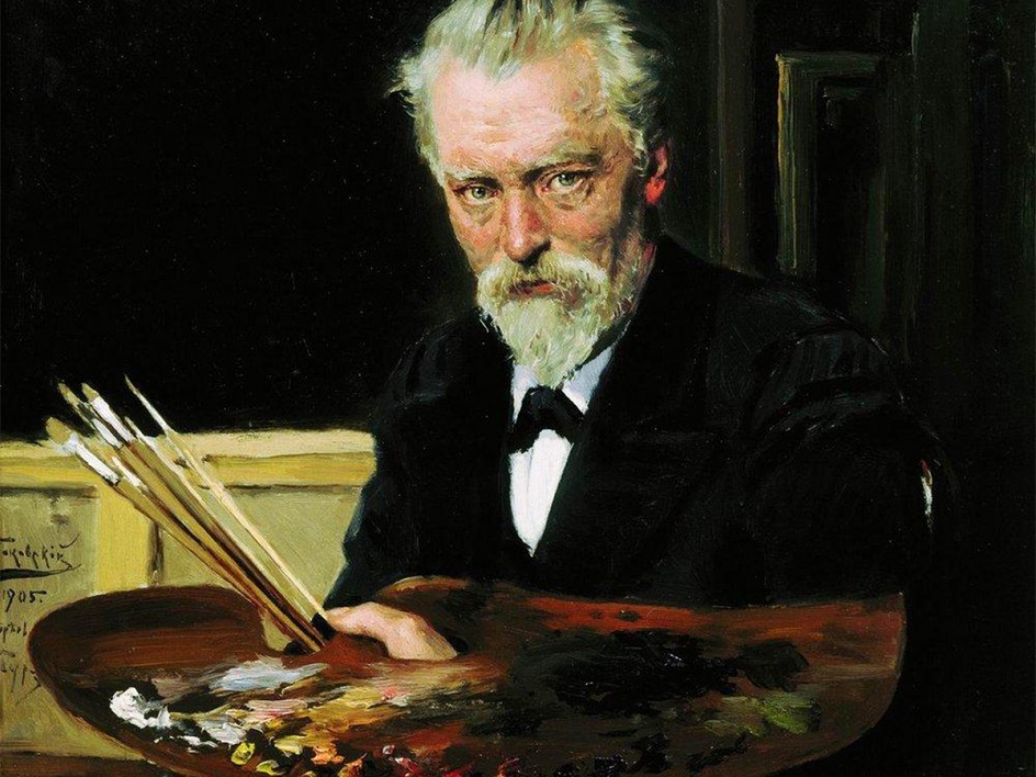 Владимир Маковский. Картина «Автопортрет», 1905