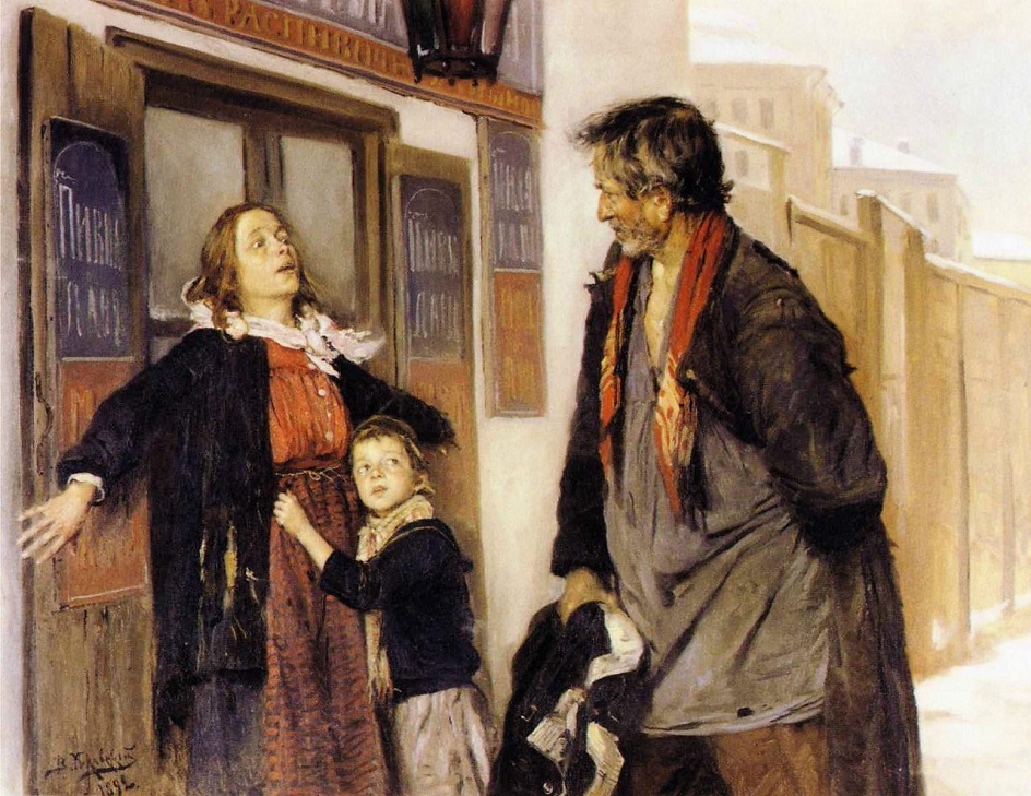Владимир Маковский. Картина «Не пущу!», 1892