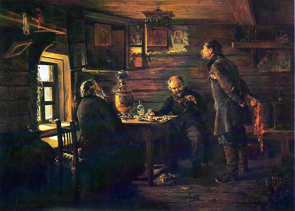 Владимир Маковский. Картина «Любители соловьиного пения», 1873