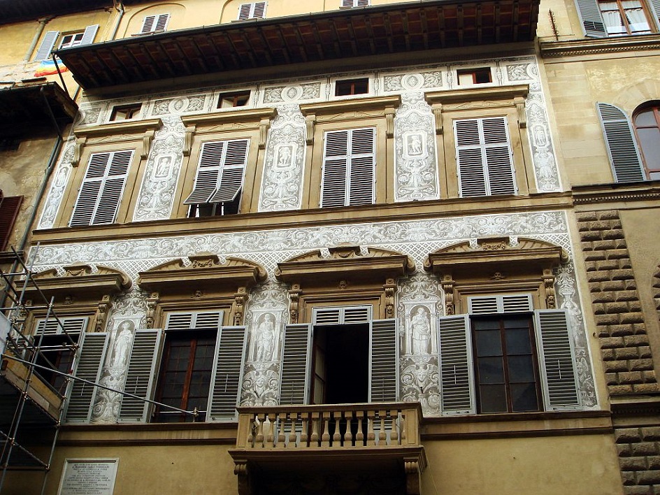 Сграффито. Сграффито на фасаде Палаццо Наси во Флоренции