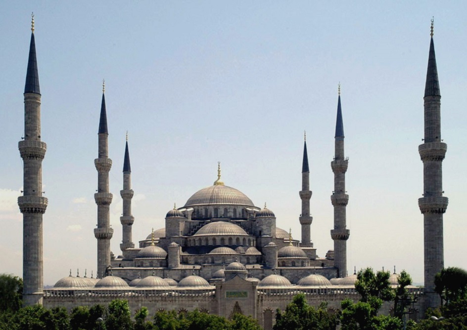 Архитектура. Голубая мечеть в Стамбуле, XVII век