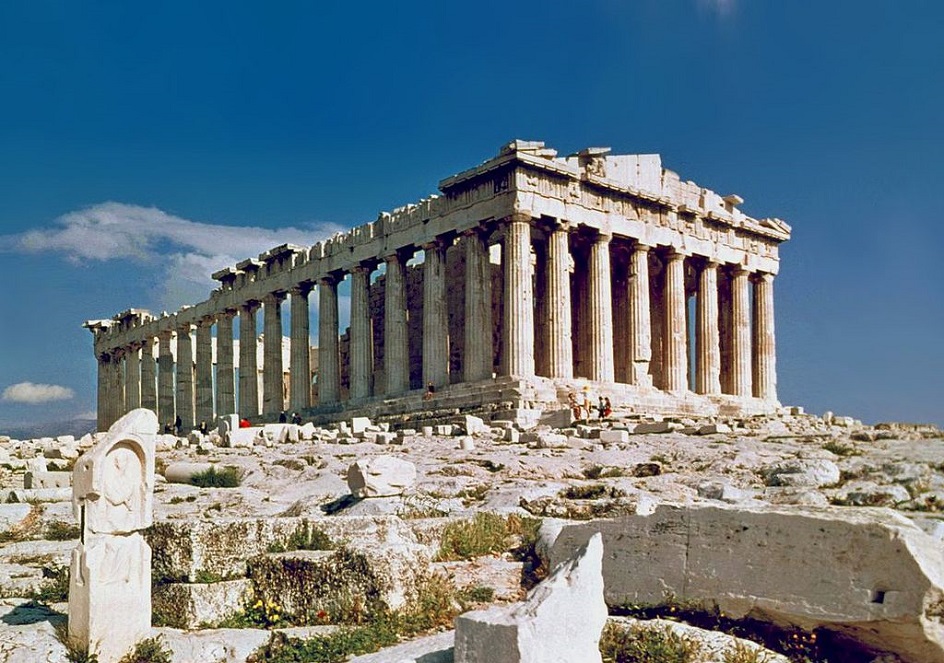 Архитектура. Парфенон в Афинах, V век до нашей эры