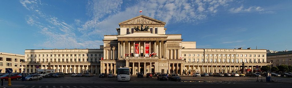 Архитектура. Большой театр в стиле классицизма в Варшаве, XIX век