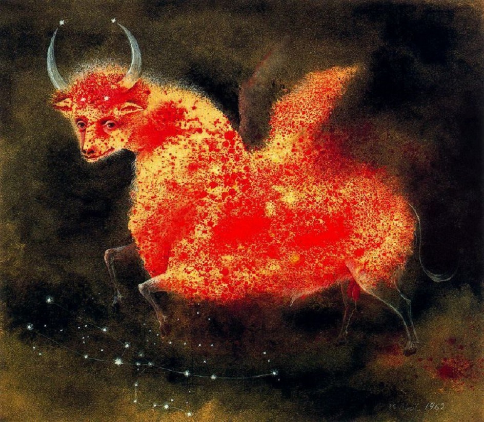 Ремедиос Варо. Картина Taurus, 1962