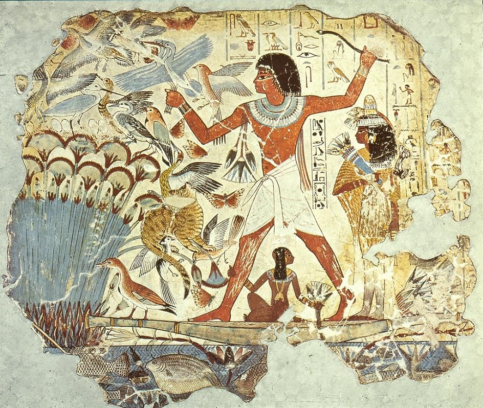 Живопись Древнего Египта. Из настенной росписи гробницы Небамона в Фивах, около 1350 до н. э.
