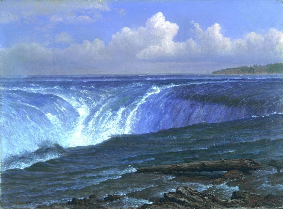 Пейзаж в живописи. Неоромантический пейзаж. Альберт Бирштадт. «Ниагарский водопад»