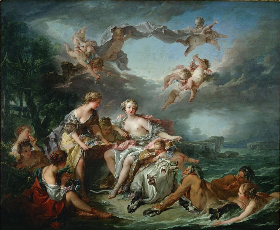 Миф о похищении Европы. Франсуа Буше «Похищение Европы», 1747